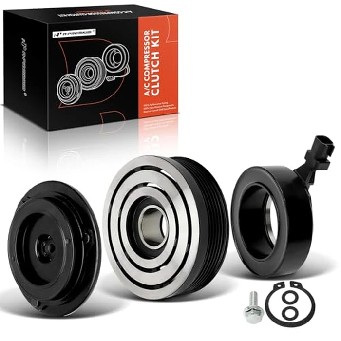 A-Premium Air Conditioner AC Compressor Clutch Kit Compatible with Ford Mustang 2007-2009, E-150 2007-2014, E-250 2007-2014, E-350 Super Duty 2007-2019, E-450 Super Duty 2007-2019, 4.6L 5.4L 6.2L 6.8L by A-premium - Used - Like New condition - CA$57.39