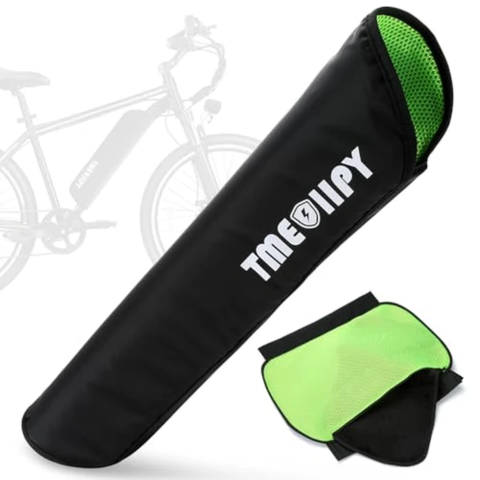 TMEOIIPY Ebike Battery Cover, Neoprene Protective Cover for Electric Bicycle Frame, Waterproof Wear Resistant E Bike Cycling Battery Protector Case Electric Bike Accessories Against Cold and Heat by TMEOIIPY - Image 1