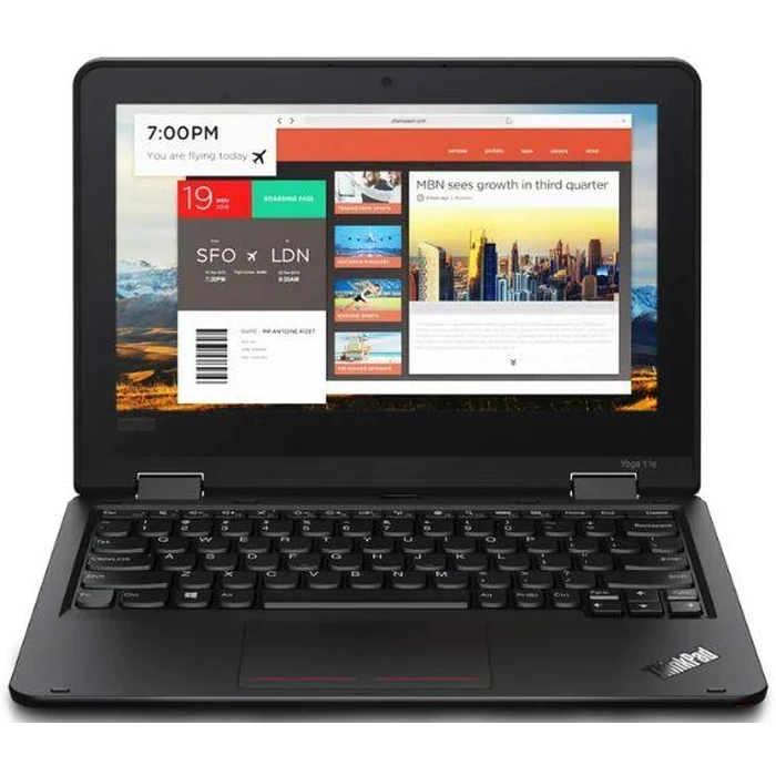 Lenovo ThinkPad Yoga 11e (Gen 5) Laptop 11.6" - Black - Intel Pentium Silver N5000 1.1GHz - 8GB RAM - 128GB by Lenovo - Refurbished - Good condition - US$172.48