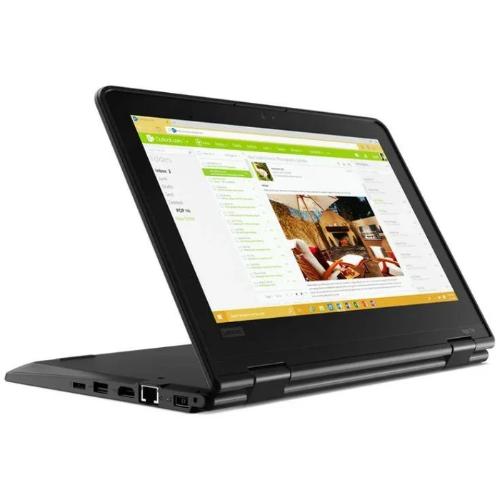 Lenovo ThinkPad Yoga 11e (Gen 5) Laptop 11.6" - Black - Intel Pentium Silver N5000 1.1GHz - 8GB RAM - 128GB by Lenovo - Image 2