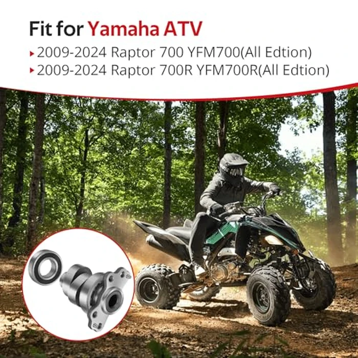 JAVIK Camshaft Assy & Bearing Fit for Yamaha Raptor 700 YFM700 Raptor 700R YFM700R 2009-2024,O.E.M#1S3-12170-10-00 2LS-12170-00-00 93306-07209-00 by JAVIK - Image 2