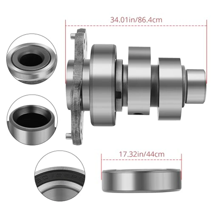 JAVIK Camshaft Assy & Bearing Fit for Yamaha Raptor 700 YFM700 Raptor 700R YFM700R 2009-2024,O.E.M#1S3-12170-10-00 2LS-12170-00-00 93306-07209-00 by JAVIK - Image 4