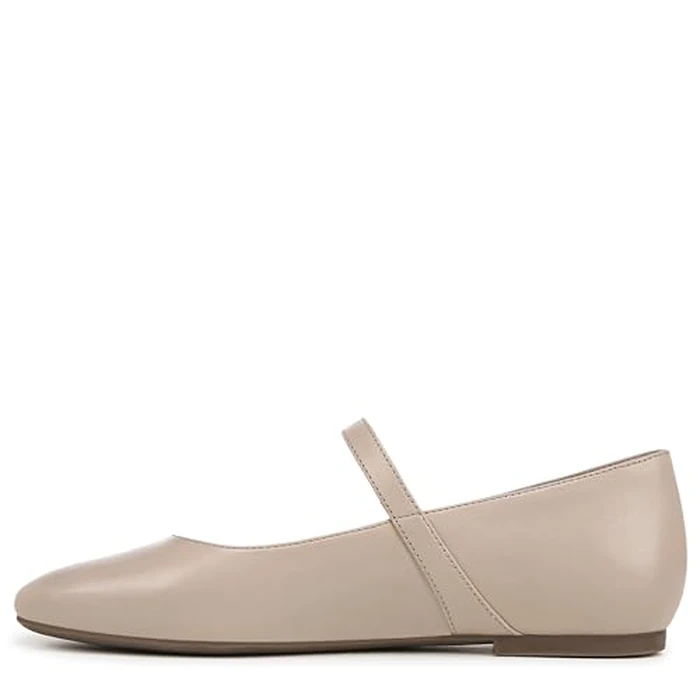 Vionic Women's Alameda Mary Jane Flat, Oatmeal Leather, 9 by Vionic - Image 2