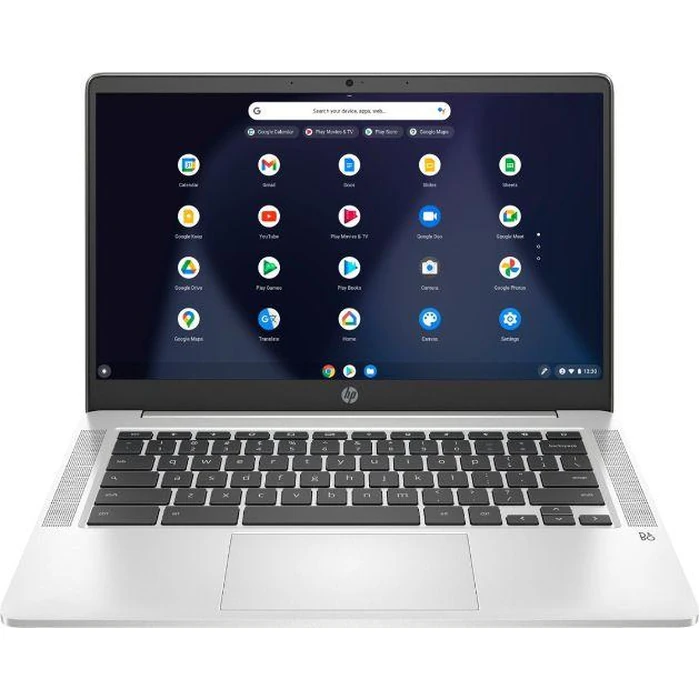 HP Chromebook 14a-na0010nr Laptop 14" - Mineral Silver - Intel Celeron N4000 1.1GHz - 4GB RAM - 32GB by HP - Refurbished - Excellent condition - US$161.49
