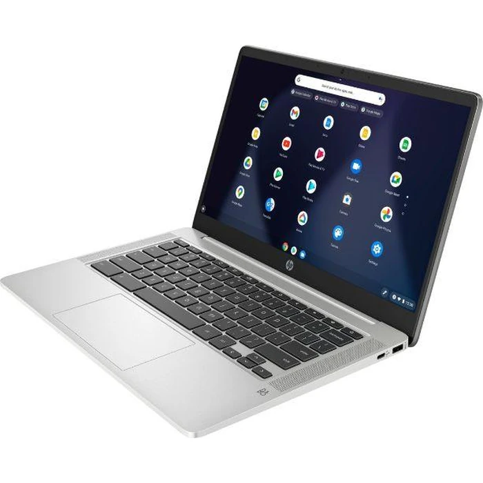 HP Chromebook 14a-na0010nr Laptop 14" - Mineral Silver - Intel Celeron N4000 1.1GHz - 4GB RAM - 32GB by HP - Image 2