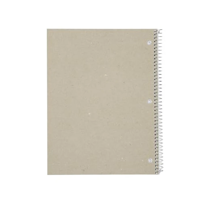 Hilroy 1-Subject Coil Notebook, 8" x 10.5", Quad Ruled Graph Paper, 200 Pages/100 Sheets, Box of 10 Notebooks, Blue (13009A) by Hilroy - Image 4