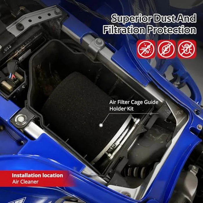 JAVIK Air Filter Cage Guide Holder Kit For Yamaha YFZ450 YFZ450R YFZ450X YFZ450R SE 2004-2024 O.E.M# 5D3-14459-00-00 by JAVIK - Image 5