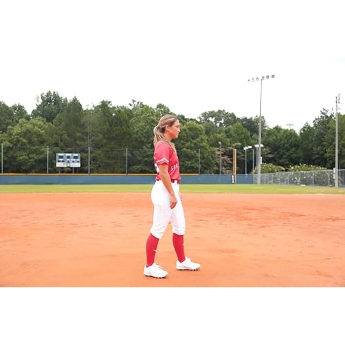 Mizuno Womens Select Low Rise Belted Pant L White, White, Large US by Mizuno - Used - Like New condition - US$37.08