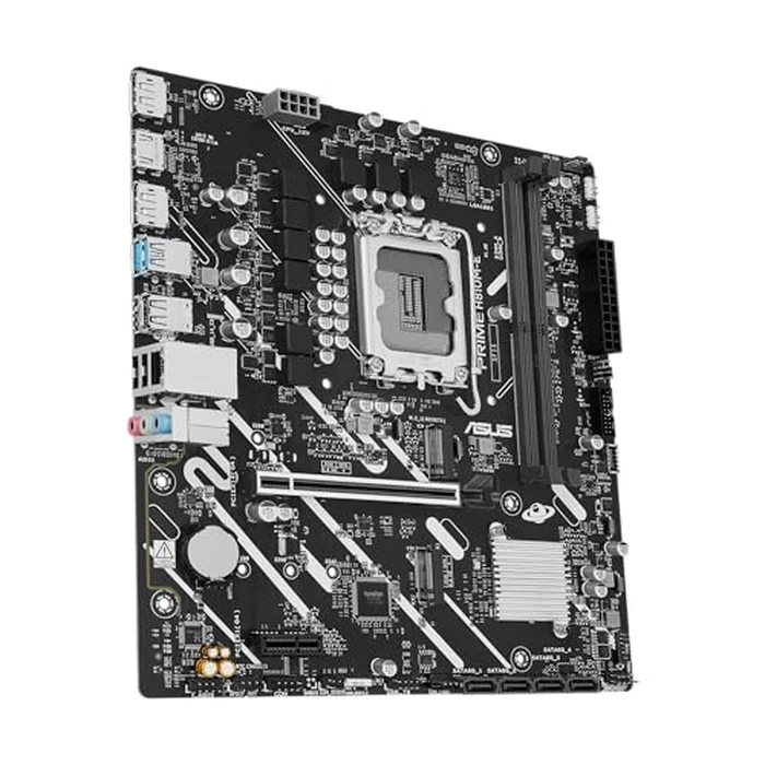 ASUS Prime H810M-E-CSM Intel(R) H810 mATX Commercial CSM Motherboard, LGA 1851, DDR5, PCIe 4.0, M.2, 1G LAN, HDMI, USB 3.2, AI PC-Ready, ASUS Control Center Express Support for SMB & IT Deployments by ASUS - Image 4