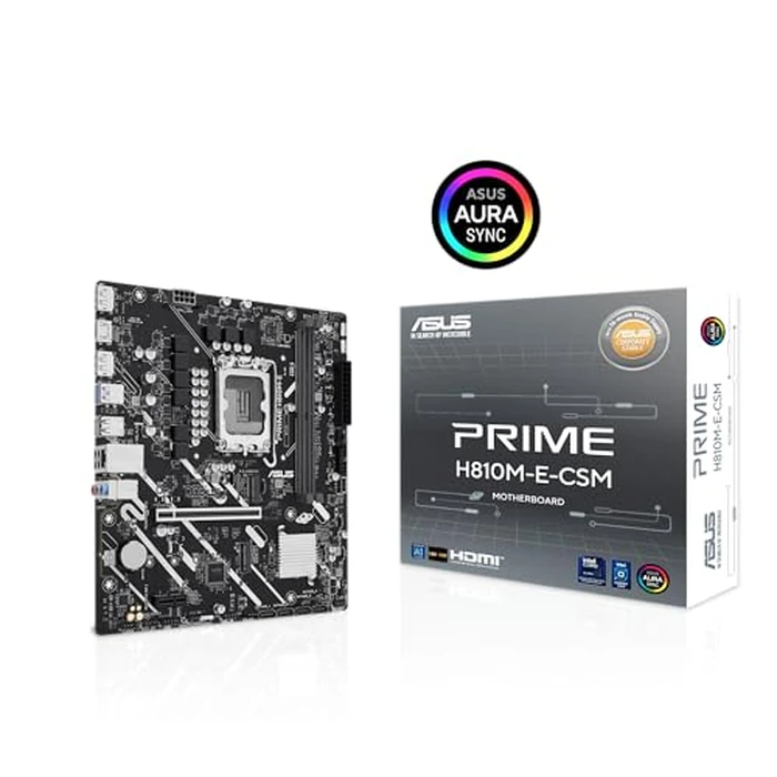 ASUS Prime H810M-E-CSM Intel(R) H810 mATX Commercial CSM Motherboard, LGA 1851, DDR5, PCIe 4.0, M.2, 1G LAN, HDMI, USB 3.2, AI PC-Ready, ASUS Control Center Express Support for SMB & IT Deployments by ASUS - Image 9