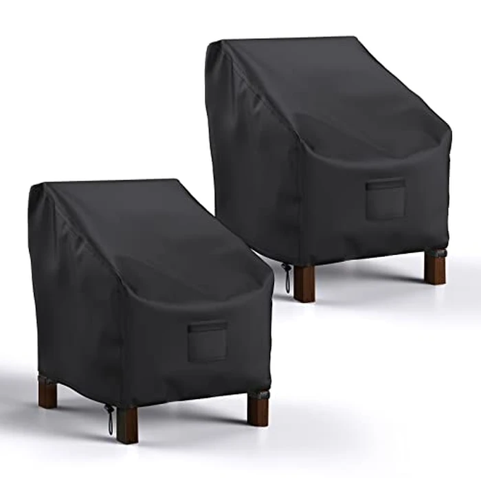 Mrrihand Patio Chair Covers Outdoor Furniture Covers Waterproof Lounge Deep Seat Cover Heavy Duty Lawn Patio Furniture Covers 2 Pack - 38W x 31D x 29H inch by Mrrihand - Used - Like New condition
