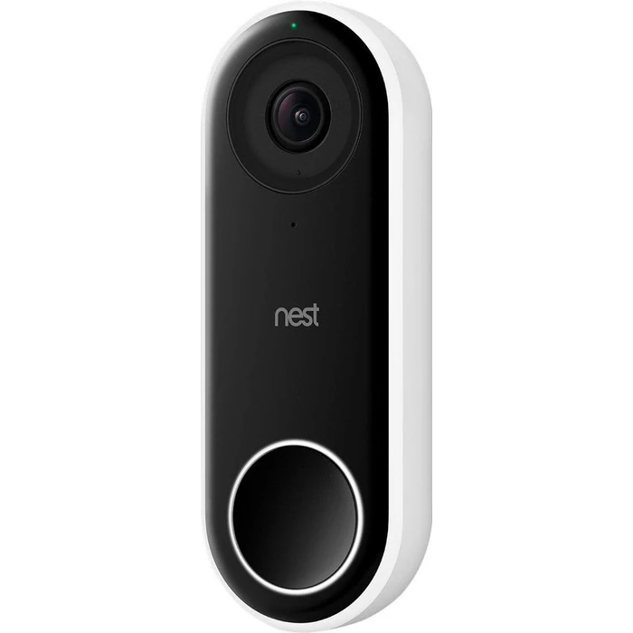 Google Nest Doorbell (wired) Smart Wi-Fi Video Doorbell - White/Black by Google - Image 2