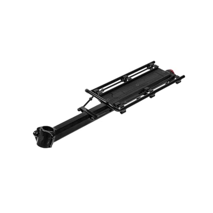 Topeak MTX BeamRack - Quick Release Aluminum Bike Rear Rack, 20 lb Capacity, Compatible with MTX TrunkBags, Includes Bicycle Safety Reflector (BeamRack II, E-Type, Medium Size Frames) by Topeak - Image 1