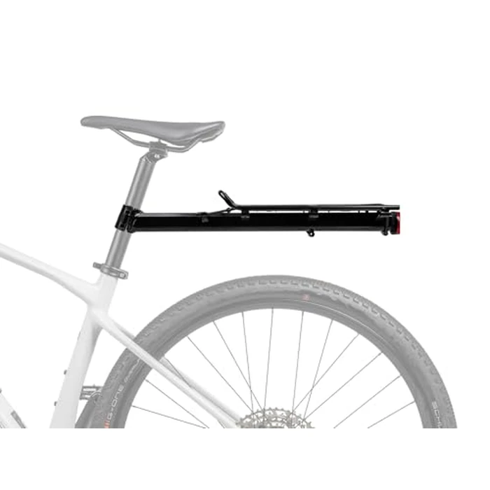 Topeak MTX BeamRack - Quick Release Aluminum Bike Rear Rack, 20 lb Capacity, Compatible with MTX TrunkBags, Includes Bicycle Safety Reflector (BeamRack II, E-Type, Medium Size Frames) by Topeak - Image 2