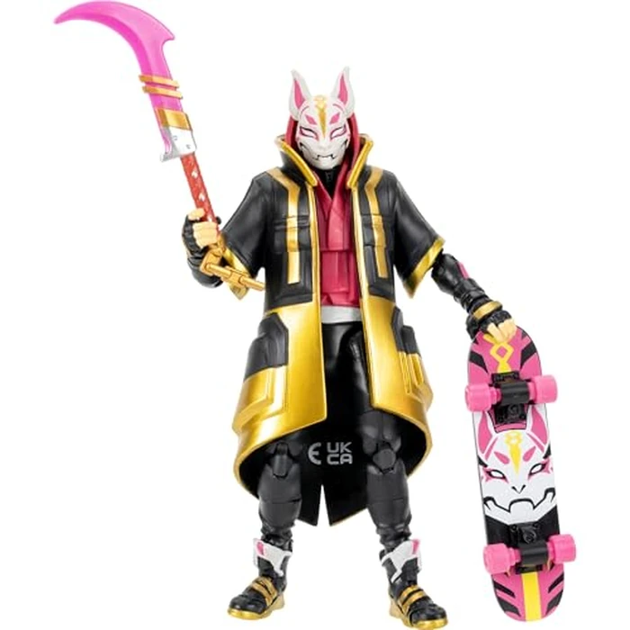 Fortnite Legendary Drift - 6-inch Articulated Figure with Harvesting Tool, Back Bling, and Code for Bonus Virtual Item by Jazwares - Image 1