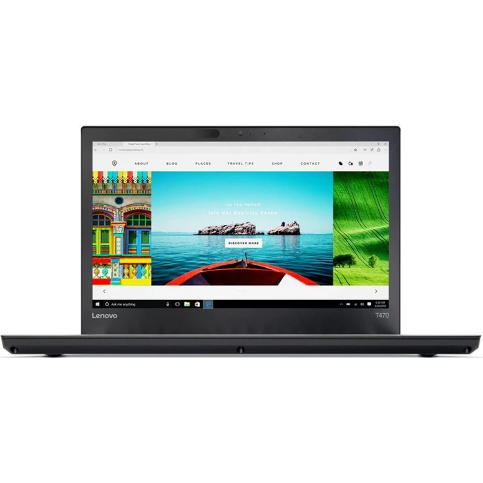 Lenovo ThinkPad T470 Laptop 14" - Black - Intel Core i5-6300U 2.4GHz - 16GB RAM - 256GB by Lenovo - Refurbished - Acceptable condition - US$208.49