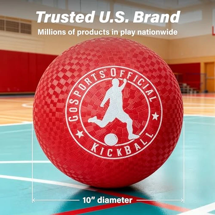 GoSports Official Kickball with Pump (2 Pack), 10" by GoSports - Image 5