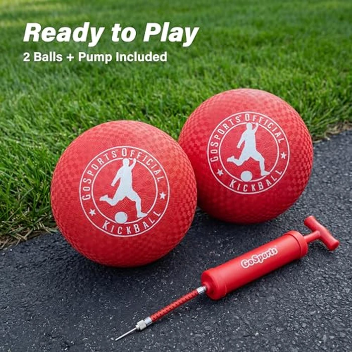 GoSports Official Kickball with Pump (2 Pack), 10" by GoSports - Image 6