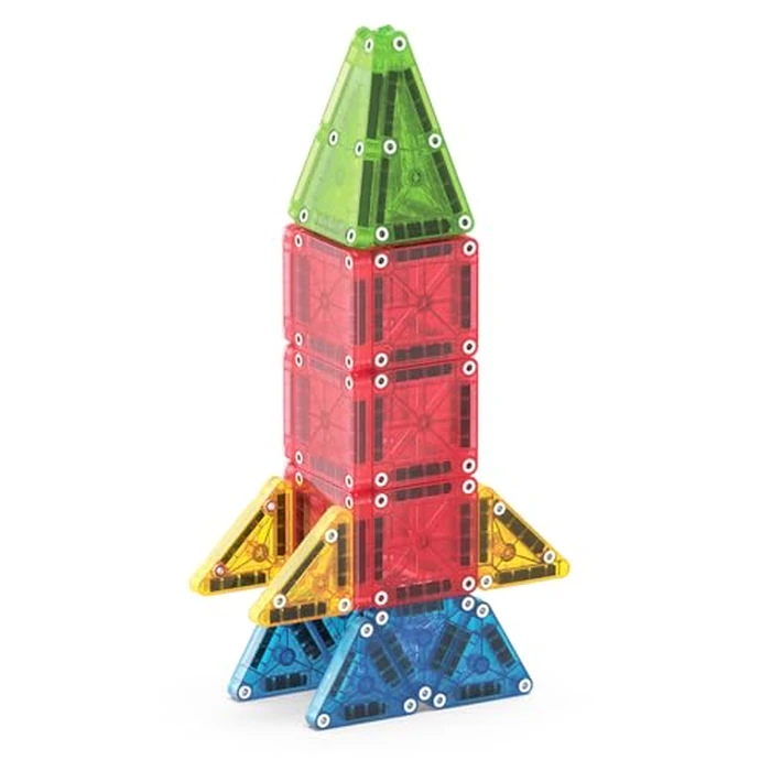 Magna-Tiles microMAGS 26-Piece Travel Magnetic Construction Set - Bold Colors, The Original Magnetic Building Brand by MAGNA-TILES - Image 6