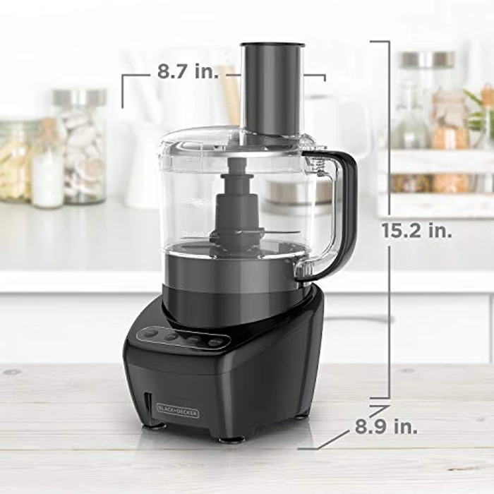 BLACK+DECKER 3-in-1 8-Cup Food Processor, Mutlifunctional and Dishwasher Safe, Black 450W, FP4200BC by BLACK+DECKER - Image 8
