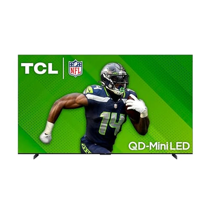 TCL 98-Inch QM7 QD-Mini LED QLED 4K Smart TV with Google TV (98QM751G, 2024 Model) Dolby Vision IQ, Dolby Atmos, HDR, Game Accelerator up to 240Hz, Voice Remote, Works with Alexa, Streaming Television by TCL - Used - Very Good condition - CA$4459.34