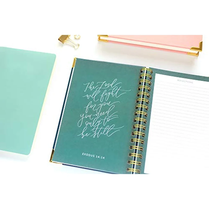 Prayer Journal for Women: An Inspirational Christian Bible Journal, Prayer Notebook & Devotional (Premium Gold Spiral-Bound Hardcover) by Paper Peony Press - Image 2