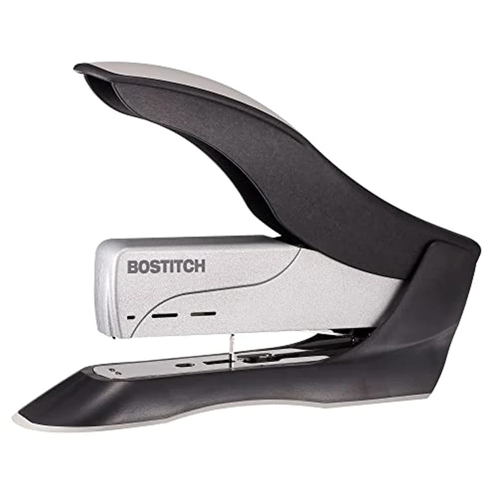 PaperPro inHANCE+100 Heavy Duty Stapler - Two Fingers, No Effort, Spring Powered Stapler - 100 Sheets, Gray (1300) by PaperPro - Used - Like New condition