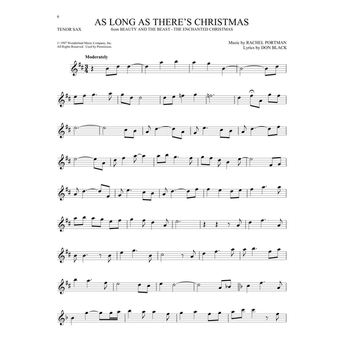 101 Christmas Songs Tenor Sax Sheet Music Songbook | Holiday Favorites for Beginners Intermediate Players | Includes Silent Night Jingle Bells White Christmas Joy to the World by Hal Leonard - Image 5