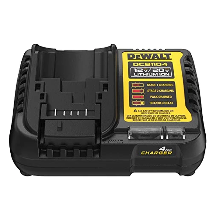 DEWALT 12V MAX/20V MAX Lithium Ion Battery Charger, 4 Amp (DCB1104) by DEWALT - Used - Like New condition
