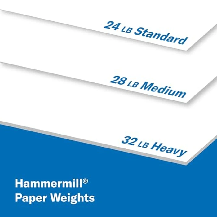 Hammermill Printer Paper, Premium Color 32 lb Copy Paper, 8.5 x 11-1 Ream (500 Sheets) - 100 Bright, Made in the USA, white (102630) by Hammermill - Image 8
