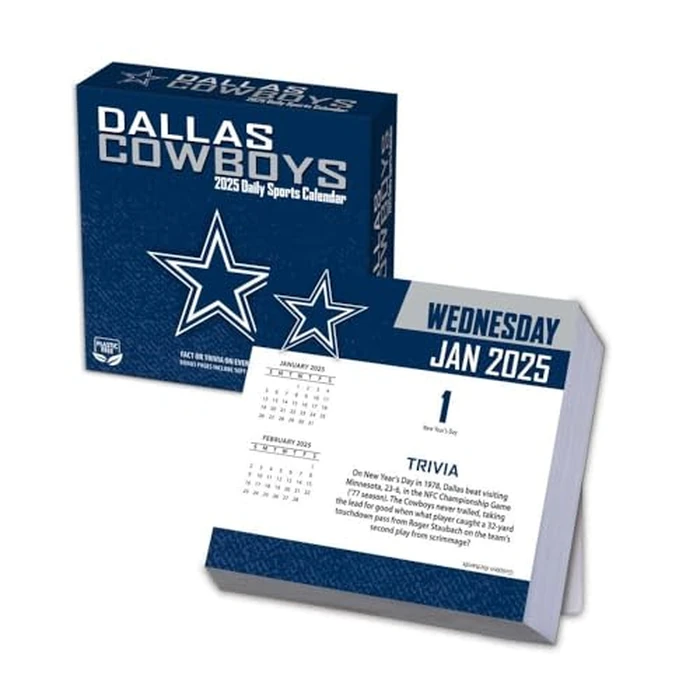 TURNER SPORTS Dallas Cowboys 2025 Box Calendar (25998053036) by Turner Licensing - Image 1