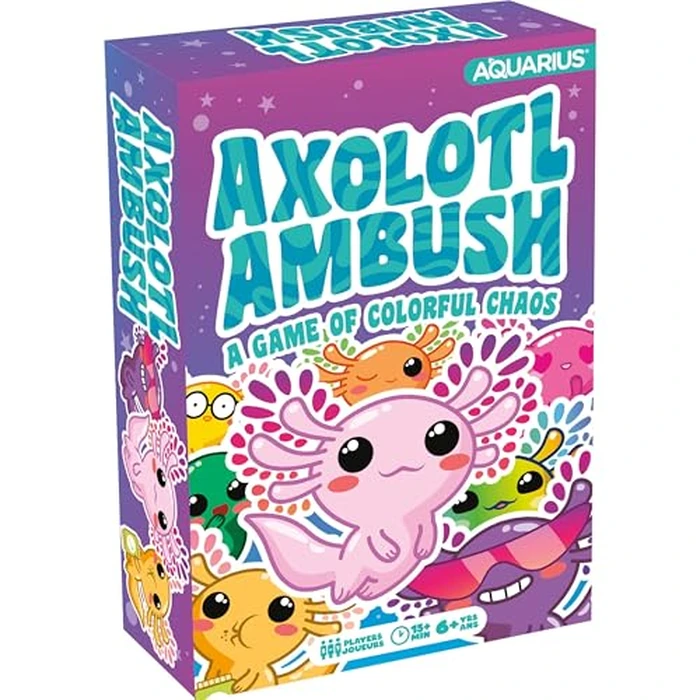 AQUARIUS Axolotl Ambush Card Game - Great Family Fun - Ages 6+ - Officially Licensed for Fun - Axolotl Card Game - Merchandise & Collectibles by AQUARIUS - Image 1