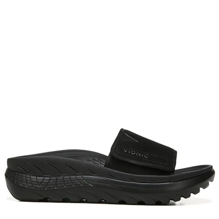 Vionic Unisex Rejuvenate Sandal, Black/Black, 9 US Women PDP Size Should BE: 7.5 Men - 9 Women by Vionic - Image 7