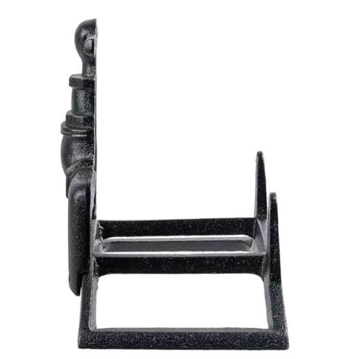 MyGift Brown Heavy Duty Cast Iron Outdoor Garden Hose Hanger Wall Mounted Water Hose Holder Reel with Vintage Scrollwork Design (Spigot Design) by MyGift - Image 6
