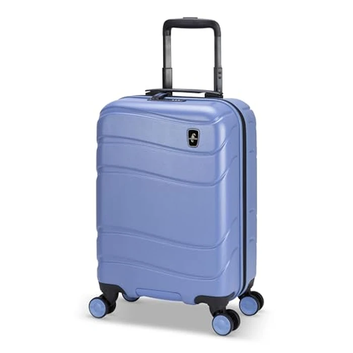 Atlantic Transmarine Hardside Carry-On Luggage - Superior Polycarbonate Construction with 8 Spinner Wheels and Retractable Handle, Integrated TSA Lock - Endless Sky by Atlantic - Used - Very Good condition - CA$73.14