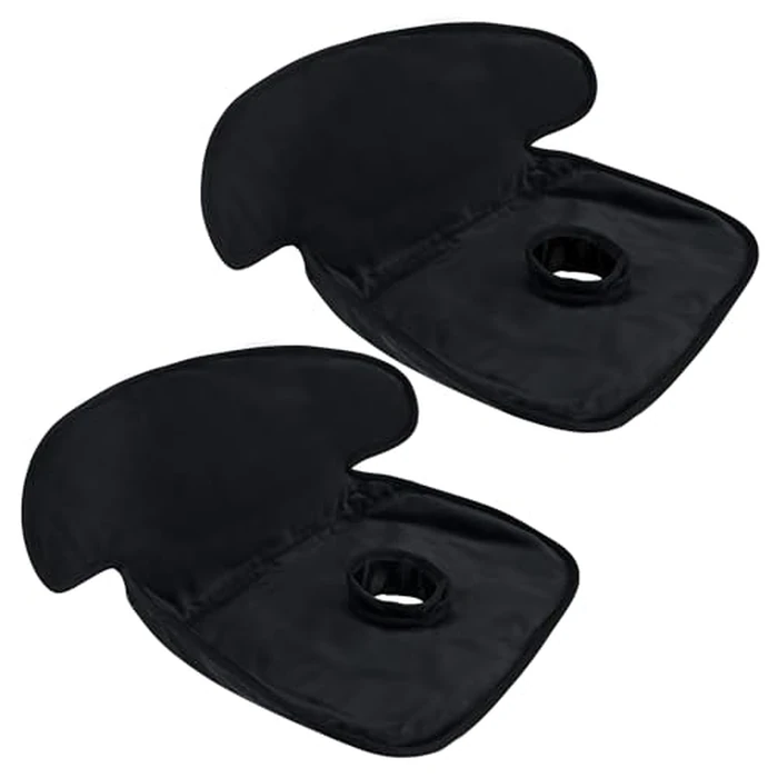 INFANZIA Dry Seat, Car Seat Protector Waterproof Carseat Liner Potty Training Toddlers, Baby and Infants, Piddle Pad for Carseats Strollers (Black, 2 Packs by INFANZIA - Image 1