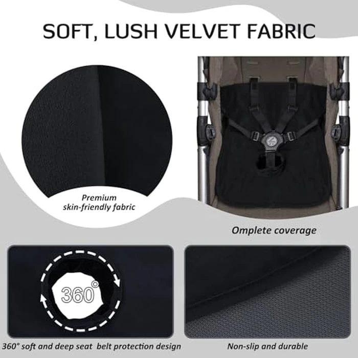 INFANZIA Dry Seat, Car Seat Protector Waterproof Carseat Liner Potty Training Toddlers, Baby and Infants, Piddle Pad for Carseats Strollers (Black, 2 Packs by INFANZIA - Image 4