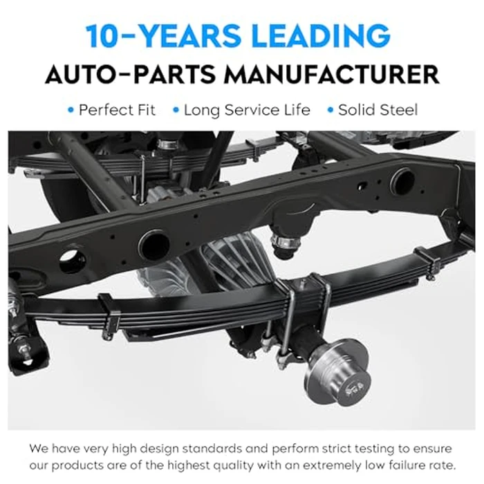 Aeagle 5 Leaf 3000lb Capacity Double Eye Spring for 5200lb-6000lb Trailer Axle & U-Bolt Kit, 25-1/4" Length, 1.75" Width, 3" Free Open Replaces for SW5, 2 PCS by Aeagle - Image 7