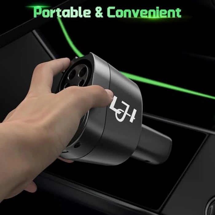 LJH 2-in-1 CCS1 & J1772 to Tesla Charger Adapter for Model Y/3/S/X/Cybertruck - 250KW DC Fast Charging & 80A AC, NACS Compatible, Level 3 & Level 1-2 Charging Stations by LJH - Image 6