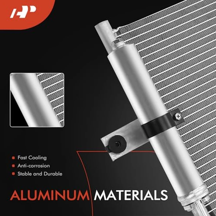 A-Premium Air Conditioning A/C Condenser Compatible with Nissan Frontier 2003-2004, Xterra 2003-2004, 2.4L 3.3L, Replace# 3100, 921001Z600 by A-Premium - Image 2