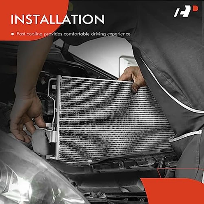 A-Premium Air Conditioning A/C Condenser Compatible with Nissan Frontier 2003-2004, Xterra 2003-2004, 2.4L 3.3L, Replace# 3100, 921001Z600 by A-Premium - Image 7