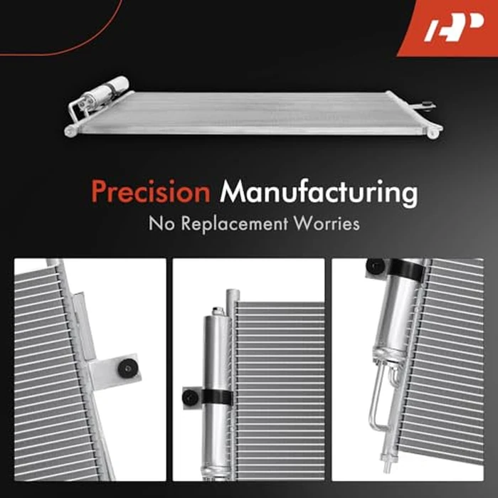 A-Premium Air Conditioning A/C Condenser Compatible with Nissan Frontier 2003-2004, Xterra 2003-2004, 2.4L 3.3L, Replace# 3100, 921001Z600 by A-Premium - Image 8