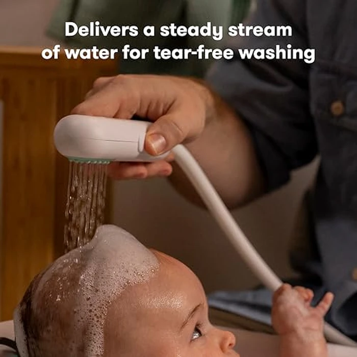 Frida Baby Control The Flow Bathtub Sprayer Attachment for Baby Bathtub, Shower Head with Scalp Massager, Control Waterflow with 2 Pressure Modes by Frida Baby - Image 2