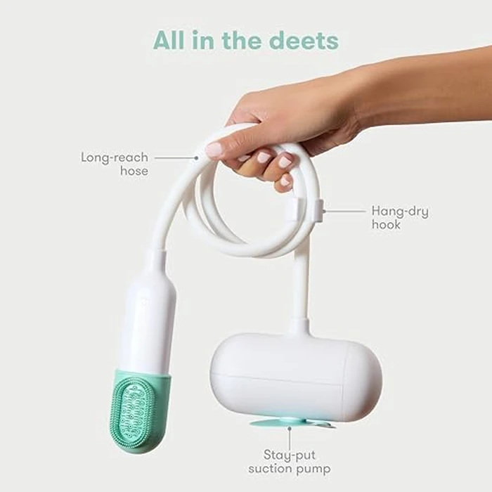 Frida Baby Control The Flow Bathtub Sprayer Attachment for Baby Bathtub, Shower Head with Scalp Massager, Control Waterflow with 2 Pressure Modes by Frida Baby - Image 5