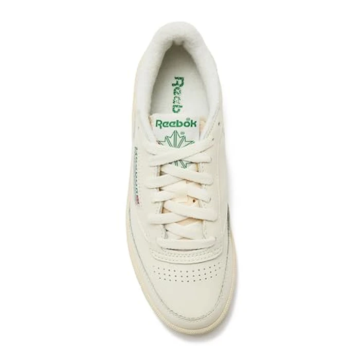 Reebok Womens Club C 85 Vintage Sneaker, Chalk/Alabaster/Glen Green, 7.5 US by Reebok - Image 6