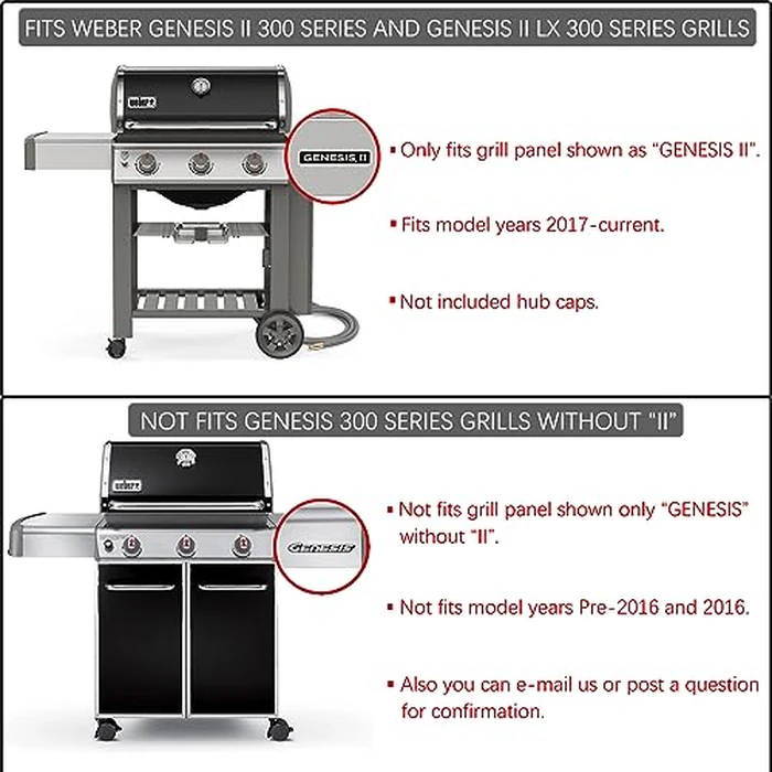 Genesis ii Flavorizer Bars Heat Deflector Replacement Parts for Weber Genesis II Grill Parts GS4 66032 66795 Flavor Bars Weber Genesis II 300 Series ii E-310 E310 ii E-315 ii E-335 ii S-335 ii se-335 by Charbrofire - Image 4