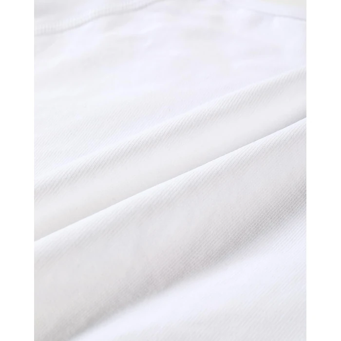 AUROLA Serpent Snake Long Sleeve Shirts for Women, Seamless Workout Crop Tops Crew Neck Cropped T Shirt Athletic Yoga,Solid-Crescent White,S by AUROLA - Image 6