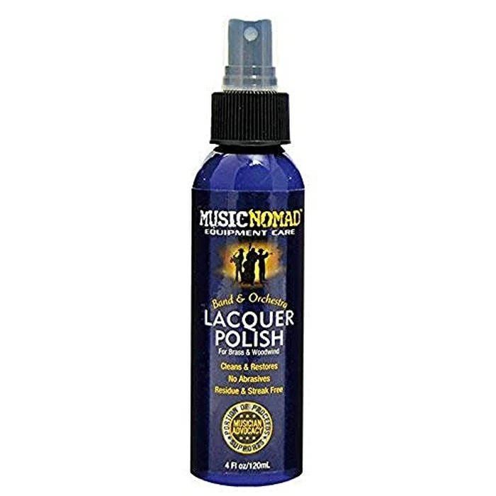 MusicNomad Lacquer Polish for Brass & Woodwind Instruments, 4 oz. (MN700) by MusicNomad - Used - Like New condition - US$8.79