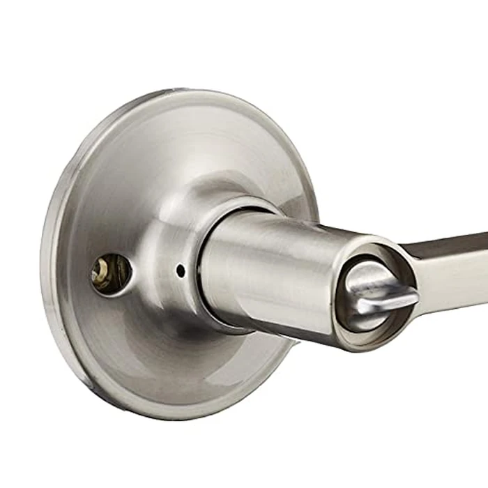 J-Series by Schlage Solstice Door Lever with Standard Trim, Keyed Entry Lock, Satin Nickel, J54 SOL 619 by SCHLAGE - Image 2