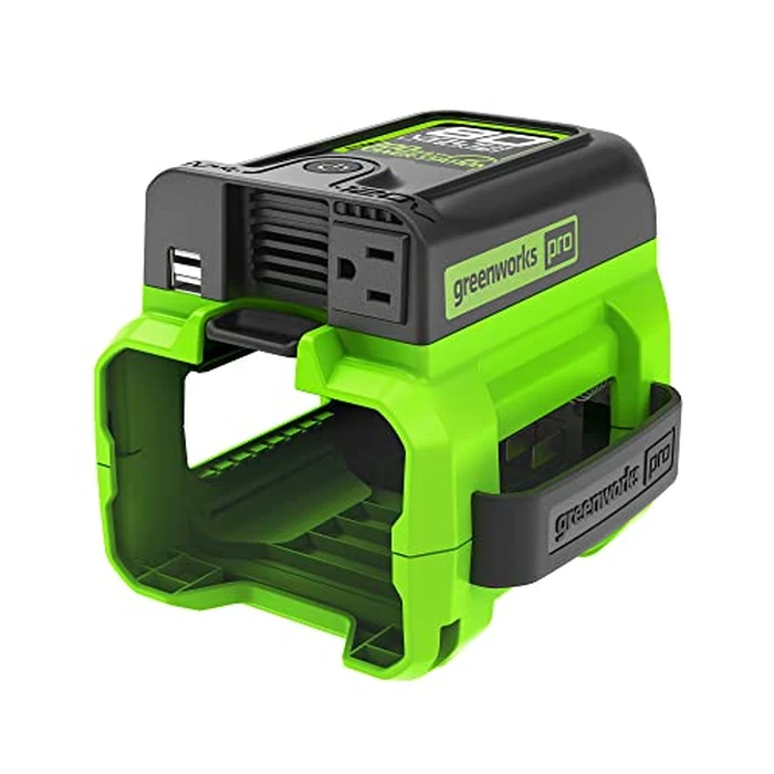 Greenworks Pro 80V (300 Watt) Power Inverter, 120V AC, for Charging Small Electronics, Smart Phones, Tablets, Small Televisions, Tool-Only, IV80A00 by Greenworks - Used - Like New condition - US$113.80